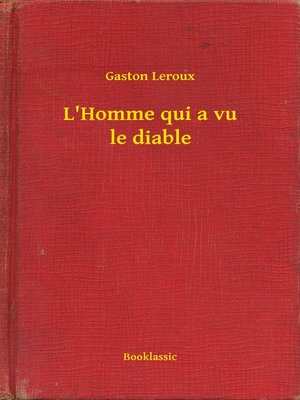 cover image of L'Homme qui a vu le diable